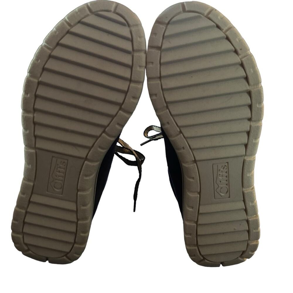 Cliffs by White Mountain Hallet Hiking Boot Bootie NEW Size 9 Grey Gray Fur Trim - Picture 10 of 11